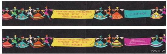 Спичечные этикетки. Сувенирная лента.Номер по каталогу Голубцова - 76