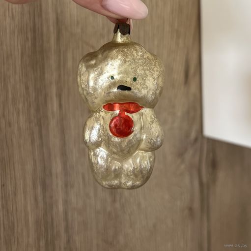 Елочная игрушка медведь СССР