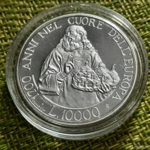 Сан-Марино 10000 лир 2000 г. ( 1700 лет республике )