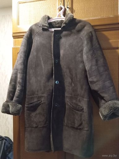 Дубленка мужская натуральная овчина, XXXL, Италия
