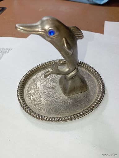 Подносик для колец с Дельфином .