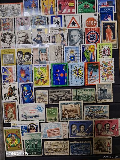 Лот гашенных марок мира 2