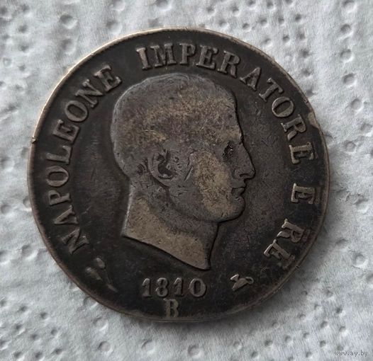 5 лир 1810 В Наполеон Бонапарт Тираж 317.000