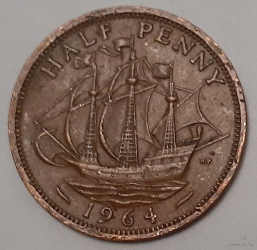 Великобритания 1/2 пенни 1964 (14-1-12)