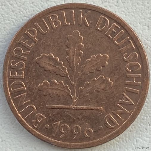 Германия 1 пфенниг 1996 г. F