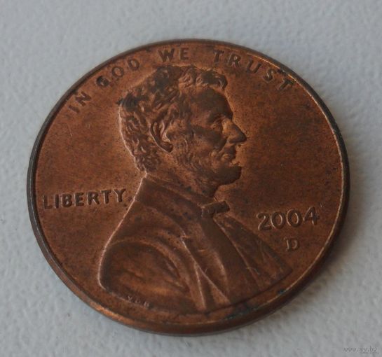 1 цент США 2004 г.в.
