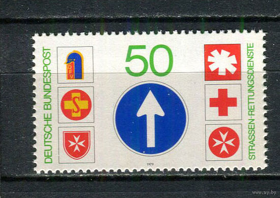 ФРГ - 1979 - Эмблемы спасательных служб - [Mi. 1004] - полная серия - 1 марка. MNH.  (Лот 99FQ)-T25P26