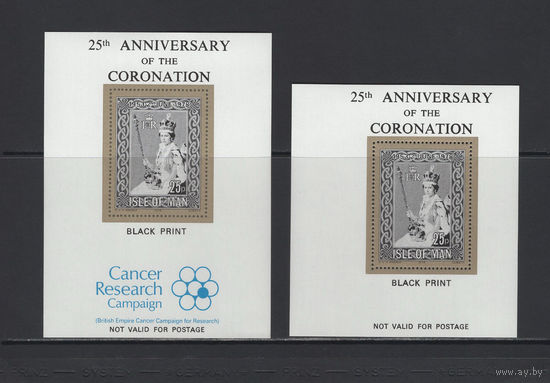 Монархия Остров Мэн /Isle of Man 1978** 25 лет коронации Королевы Елизаветы II
