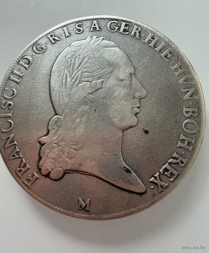 1 кроненталер 1794 г ( М ) Миланское Герцогство. Франц 2. СЕРЕБРО