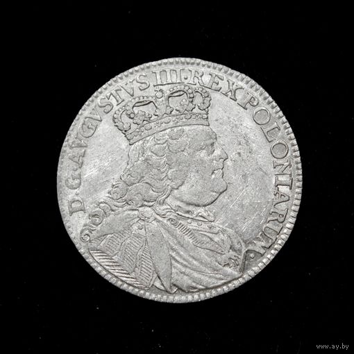 Орт 1754 г. Липск (Речь Посполитая), Август III. Штемпельный блеск!