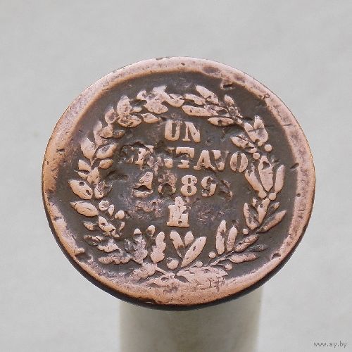 Мексика 1 сентаво 1889