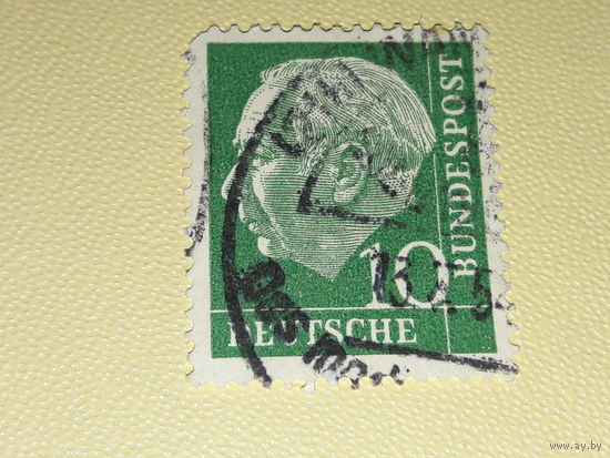 Германия ФРГ 1954, 1956 Стандарт. Теодор Хойс