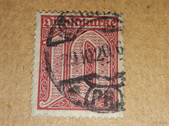 Германия Рейх 1920  Служебная марка