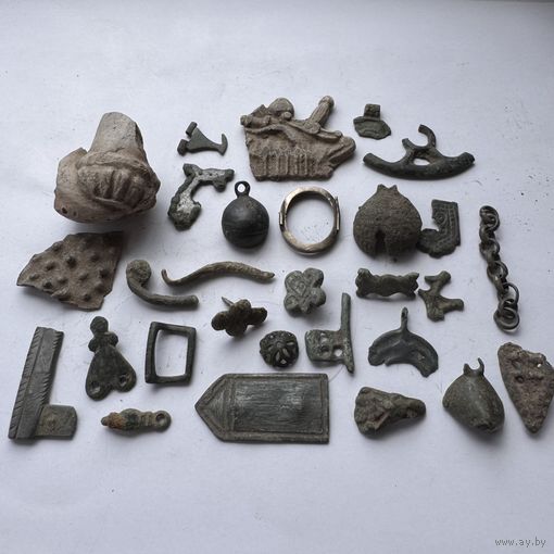 Сборный лот старинных предметов разных периодов (2)