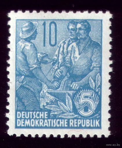 1 марка 1957 год ГДР 578а