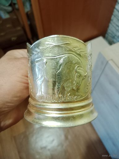 Подстаканник зубр СССР алюминий