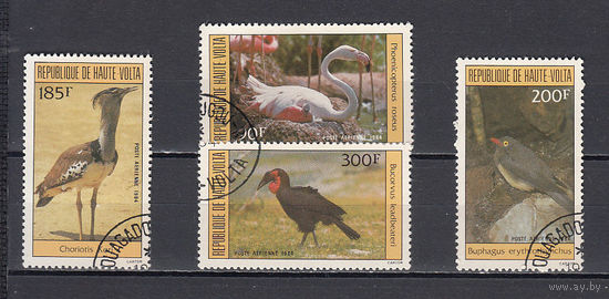 Фауна. Птицы. Верхняя Вольта. 1984. 4 марки. Michel N 935-938 (6,0 е)