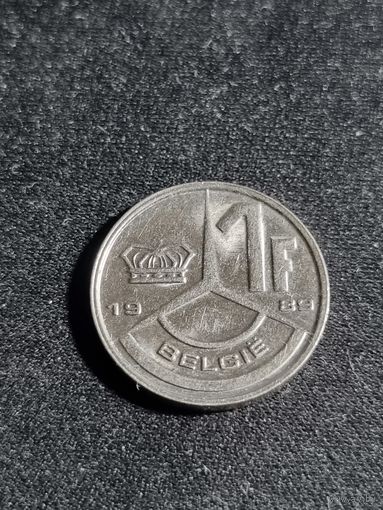 Бельгия 1 франк 1989