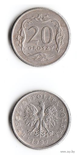20 грошей Польша 1997 года