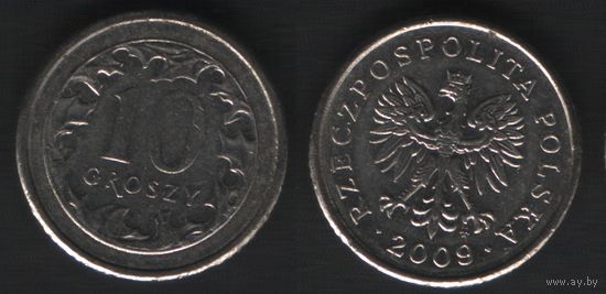 Польша y279 10 грош 2009 год (mw) (_alb2