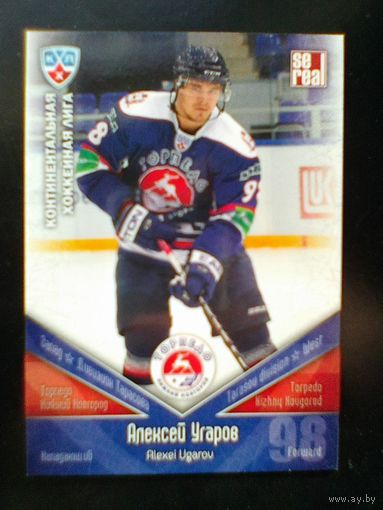 Алексей Угаров "Торпедо" Нижний Новгород - Базовая Карточка - 4 сезон КХЛ - Экс игрок сборной Беларуси.