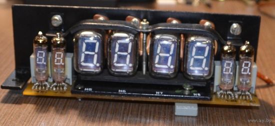 Заготовка под часы на индикаторах ИВ-22,ИВ-8.(цена за всю панель)