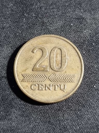 Литва 20 центов 1998 #2