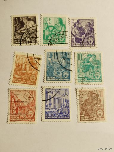 ГДР  1953 9 м