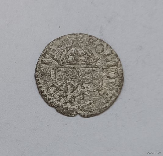 Солiд i Ваза! 1614 Сигизмунд III, Вильно. Узкая монограмма, пореже