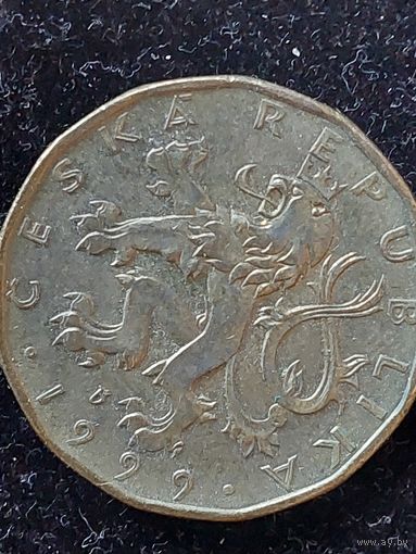 2 кроны чехия 1999