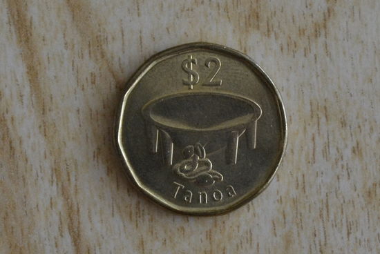 Фиджи 2 доллара 2012