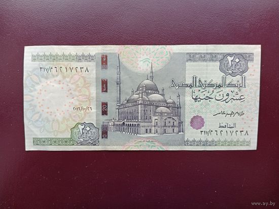 Египет 20 фунтов 2016