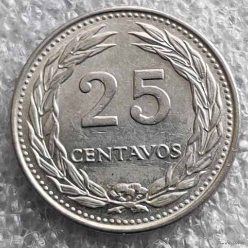 Сальвадор 25 сентаво  1970 г.