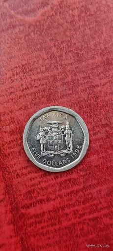 Ямайка 5 долларов 1996
