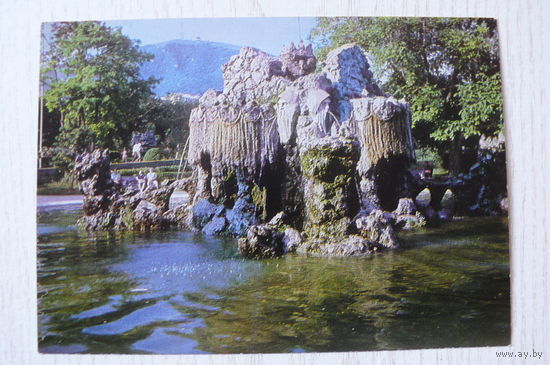 Пятигорск. Фонтан "Великан"; 1977, 1978, чистая, ДМПК.