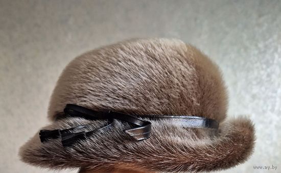 Шляпа женская мех тюленя Австралия винтаж ретро времен СССР