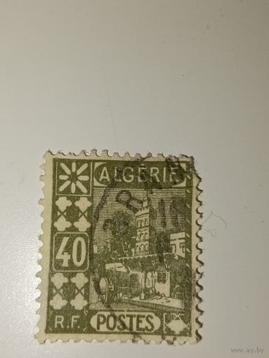 Алжир  марка  Французские колонии - Алжир - 1926г.