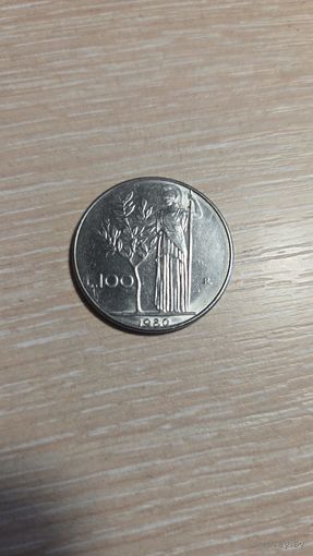 100 лир 1980 Италия