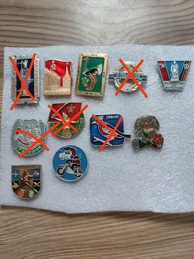 Значки на выбор