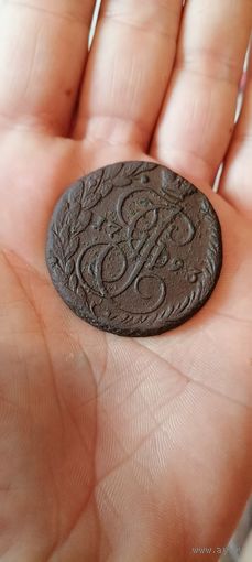 5 копеек 1793 Редкая, состояние, с рубля, три дня