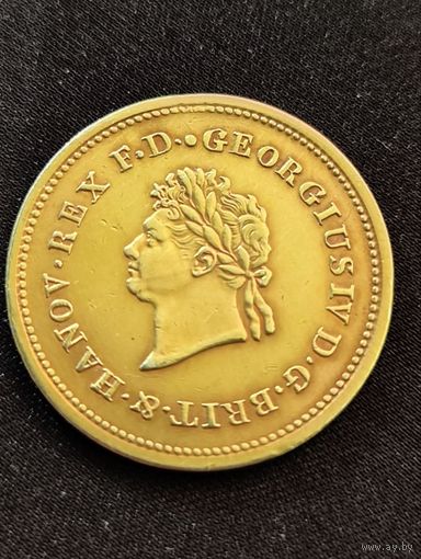 Германия. Ганновер. 10 Талеров 1825 В. Георг IV. Редкая в таком состоянии.