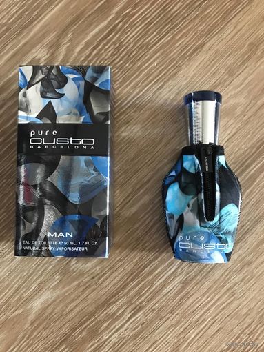 Флакон пустой Pure Custo Barcelona Man 50ml + коробка (Оригинал)