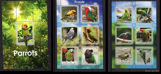 СЕРИЯ Блоков птицы  фауна MNH