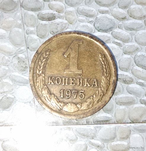 1 копейка 1975 года СССР. Родная патина!