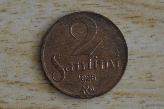 Латвия 2 сантима 1928