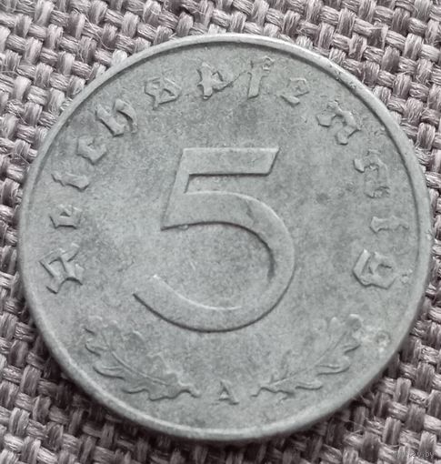 5 рейхспфеннигов 1943 А