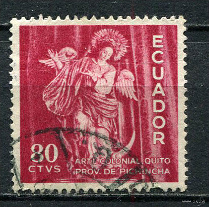 Эквадор - 1959 - Дева Кито 80С - [Mi.1008] - 1 марка. Гашеная.  (LOT Gb48)-T10P52