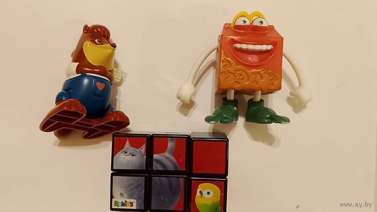 Игрушки Макдональдс, кубик Рубика