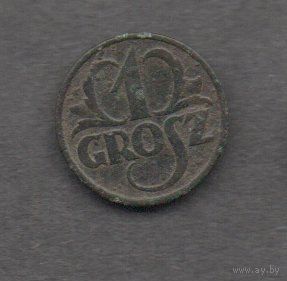 Польша. 1 грош 1937