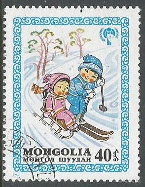 Монголия. Международный Год ребёнка. 1980г. Mi#1350.